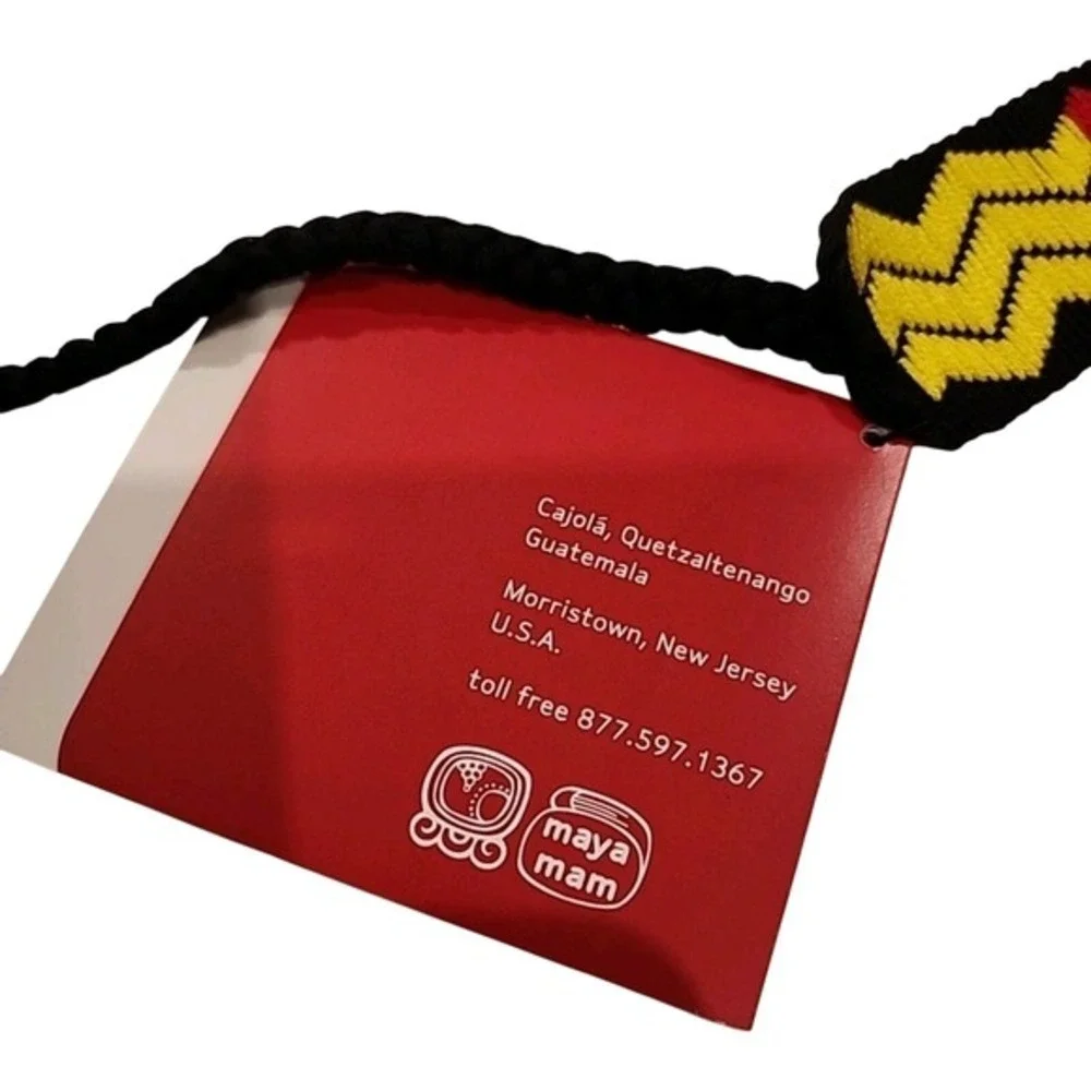 Maya Mam Headband Women OS Multi Color Boho Festival Artisan Handmade Artisan